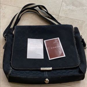 Coach Canvas Laptop Bag